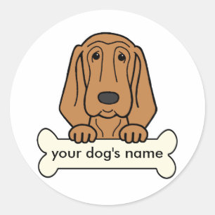 Adesivo Bloodhound personalizado