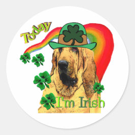 Adesivo Bloodhound st Patricks