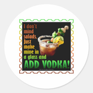ADESIVO BLOODY MARY, CARREGADO ACIMA COM AS BEBIDAS