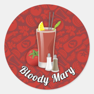 Adesivo Bloody Mary Classic Round Sticker