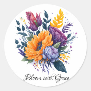 Adesivo Bloom com Grace - Buquê Flor