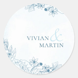 Adesivo Bloom No Casamento no inverno