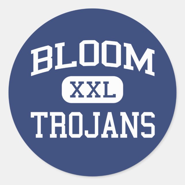 Adesivo Bloom - Trojans - High - Chicago Heights (Frente)