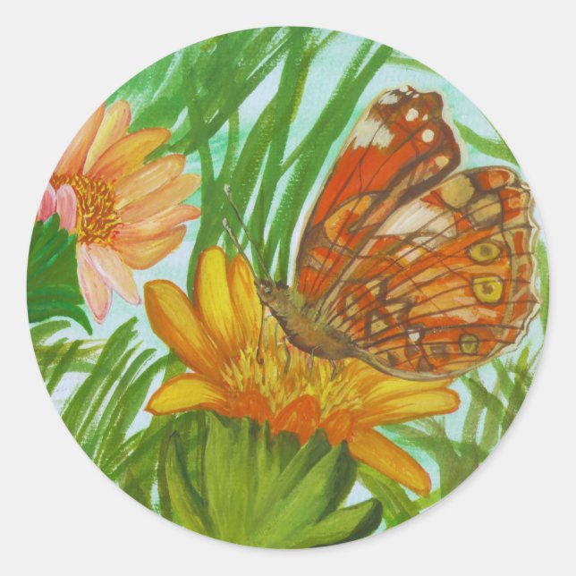 Adesivo Blooming flower garden (Frente)