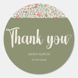 Adesivo Blooms Radiantes: Casamento Floral Vermelho e Amar