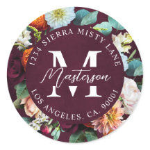 Bloqueio de Endereço de Retorno Floral da Borgonha