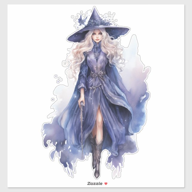 Adesivo Blu Witch (Folha)