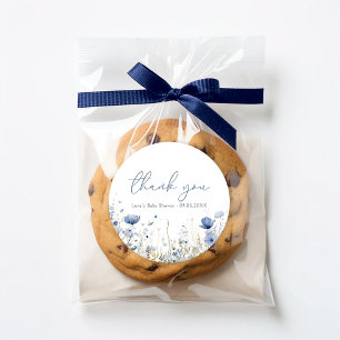 Adesivo Blue Baby In Bloom Wildflower Chá Favker Sticker