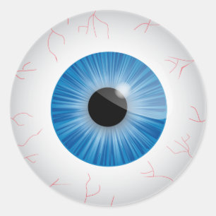 Adesivo Blue Bloodshot Eyeball Sticker