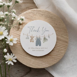 Adesivo Blue Boho Boy Baby Clothes Baby Shower