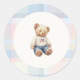 Adesivo Blue boy teddy bear sticker