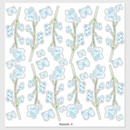 Adesivo Blue Butterfly Haven Bedroom Wall Set