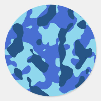 Adesivo Blue Camo Sticker