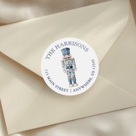 Adesivo Blue Chinoiserie Christmas Nutcracker