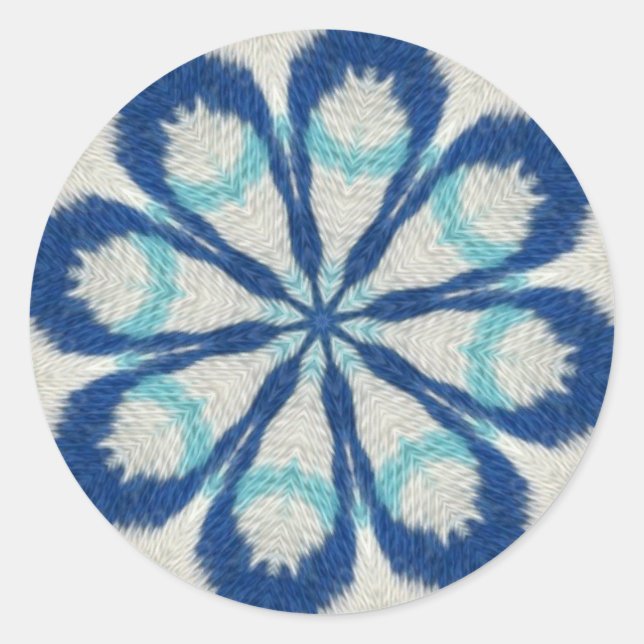 Adesivo Blue Cloth Mandala Sticker (Frente)