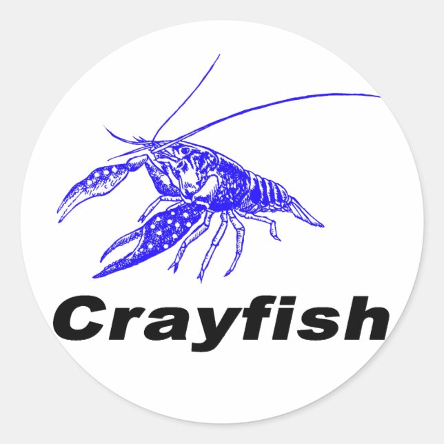 Adesivo blue crayfish (Frente)