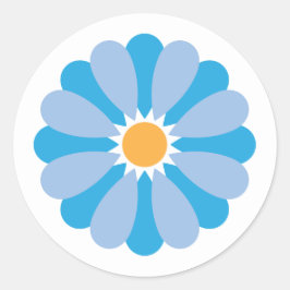 Adesivo Blue Daisy Sticker