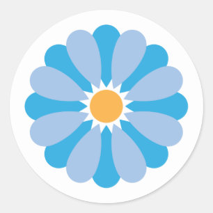Adesivo Blue Daisy Sticker