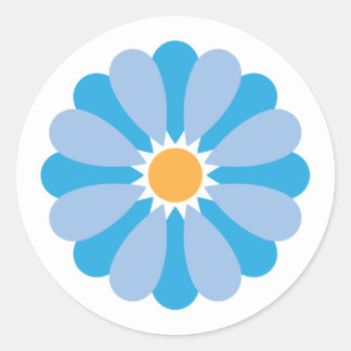 Adesivo Blue Daisy Sticker