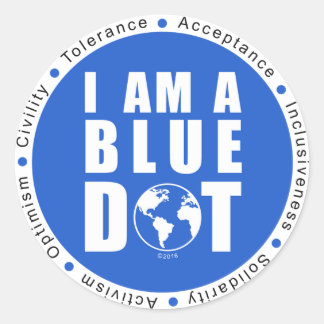 Adesivo Blue Dot Global