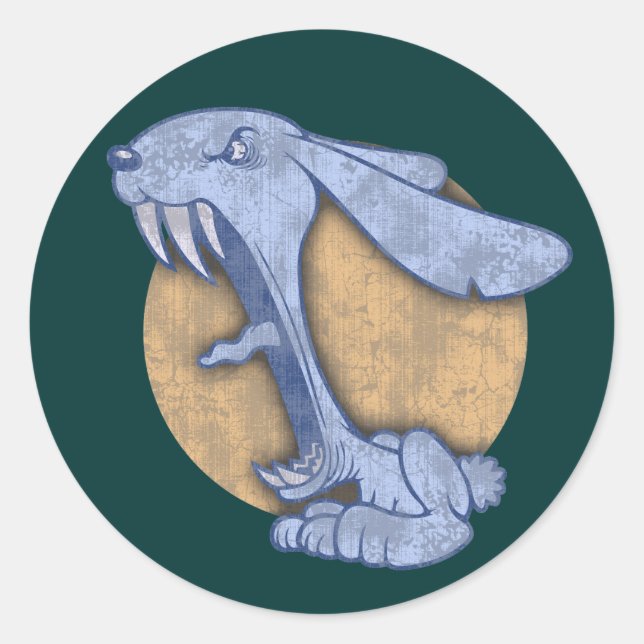 Adesivo Blue Evil Bunny (Frente)
