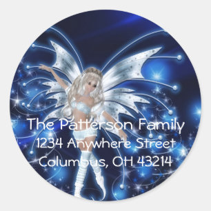 Adesivo Blue Fairy/Fae Christmas Return Labs