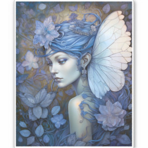 Adesivo Blue Fairy Fantasy Art