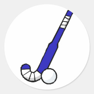 Adesivo Blue Field Hockey Stick