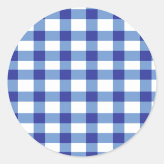 Adesivo Blue Gingham