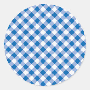 Adesivo Blue Gingham