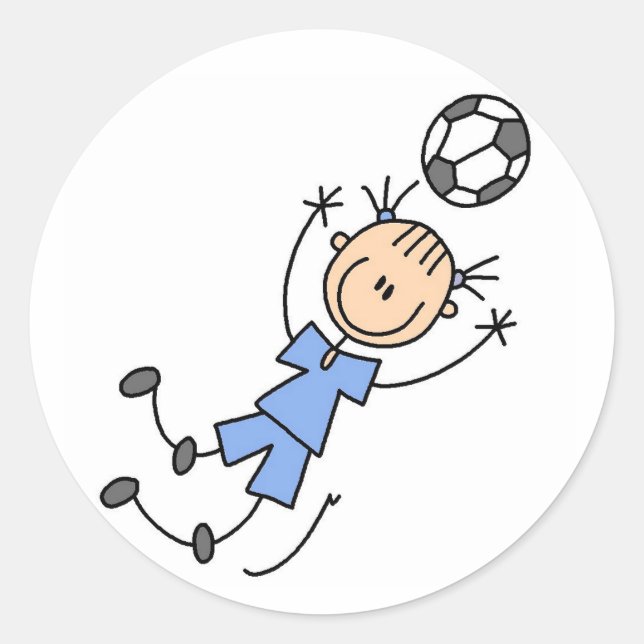 Adesivo Blue Girls Soccer Sticker (Frente)