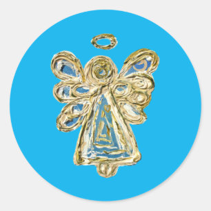 Adesivo Blue Guardian Angel Art Stickers