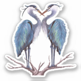 Adesivo Blue Heron Vinyl Sticker