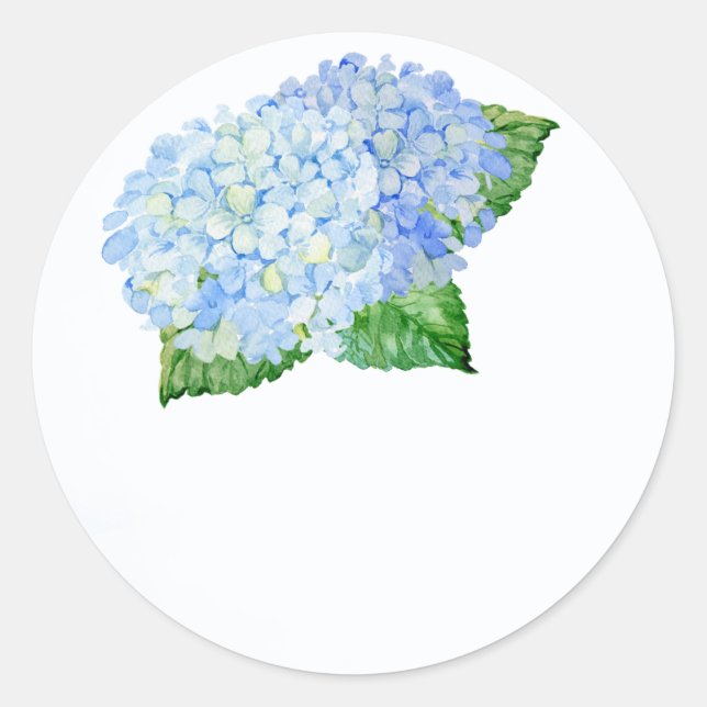 Adesivo Blue Hydrangea Weding Stickers (Frente)