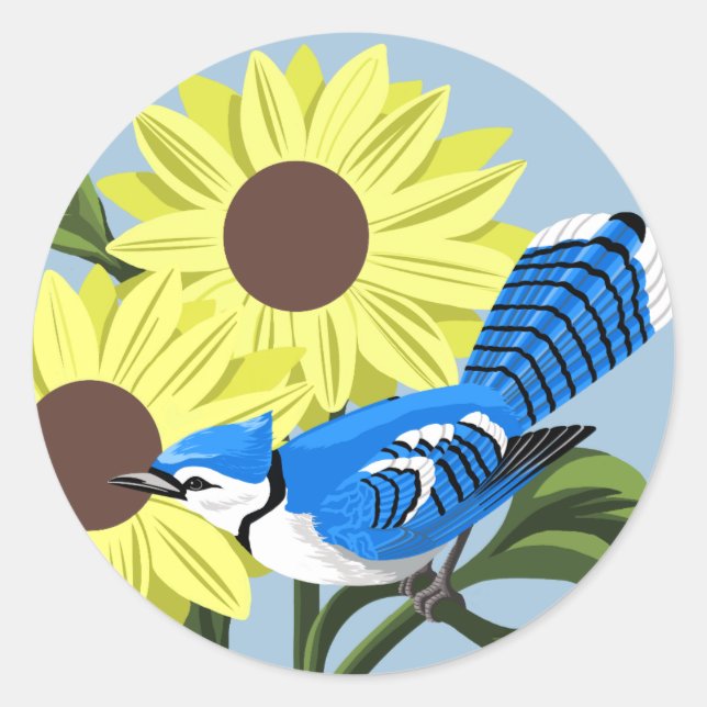 Adesivo Blue Jay Stickers (Frente)