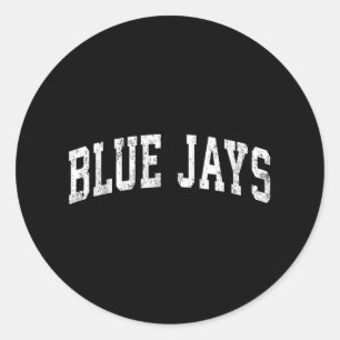 Adesivo Blue Jays Mascot Vintage Athletic Sports Name Desi
