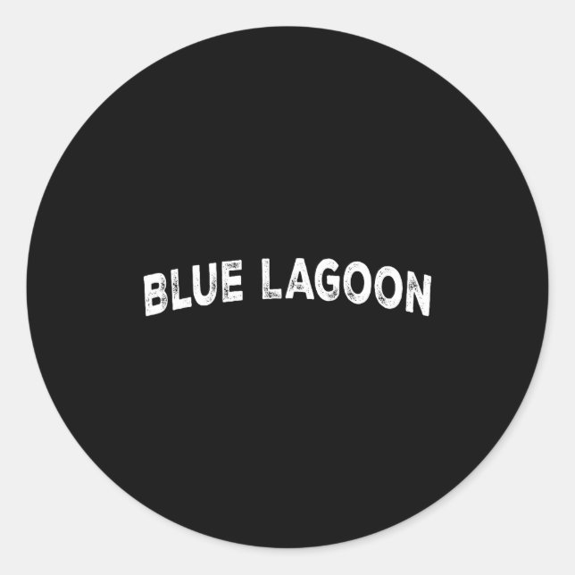 Adesivo Blue Lagoon  (Frente)