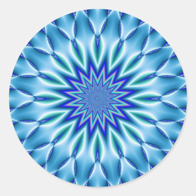 Adesivo Blue Mandala Sticker (Frente)
