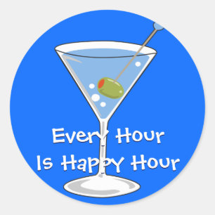 Adesivo Blue Martini Sticker