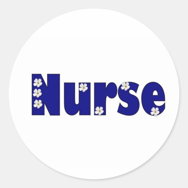 Adesivo Blue Nurse Sticker (Frente)
