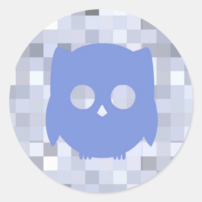 Adesivo Blue Owl (Frente)