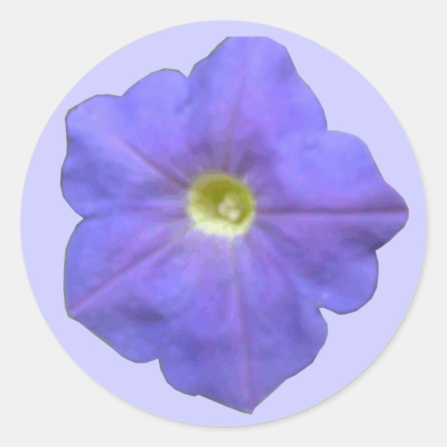 Adesivo Blue Petunia Stickers (Frente)
