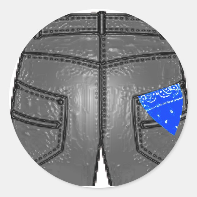 Adesivo Blue Right Hanky (Frente)