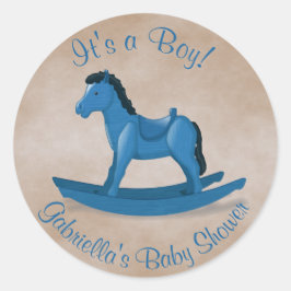 Adesivo Blue Rocking Horse Boy
