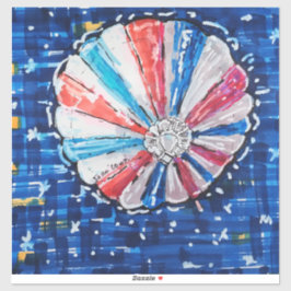 Adesivo Blue Sky Hot Air Balloon