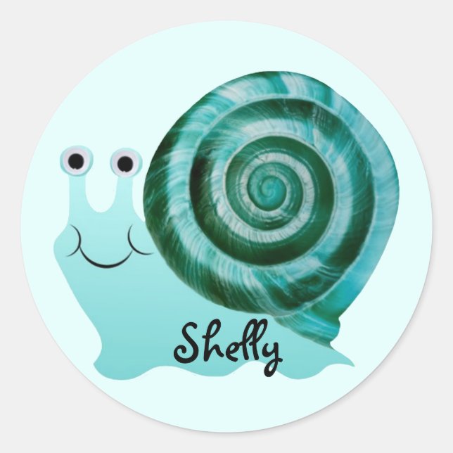 Adesivo Blue Snail Sticker (Frente)