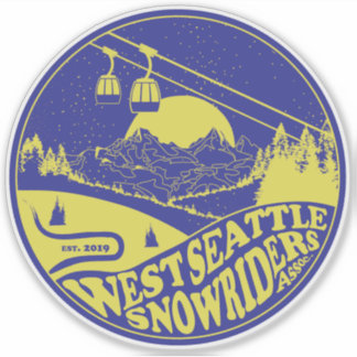 Adesivo Blue Snowriders Sticker