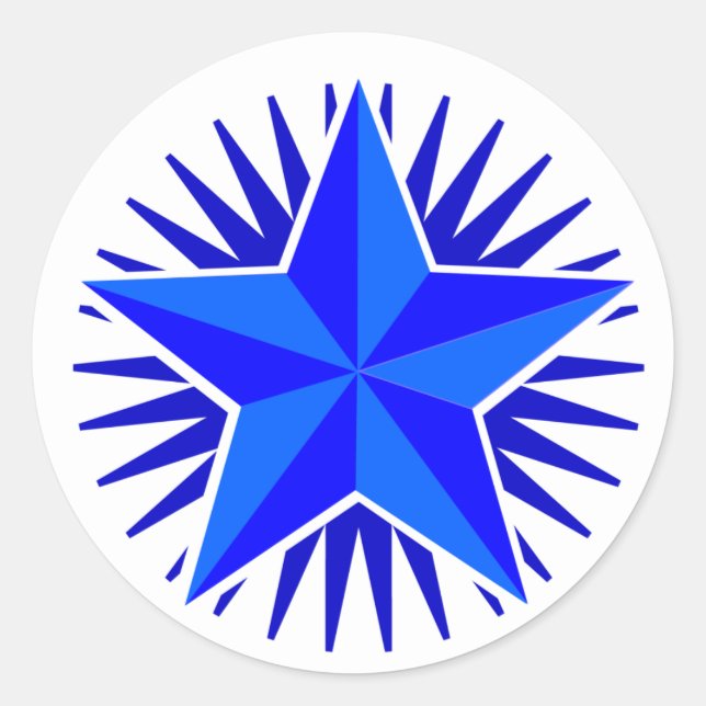 Adesivo Blue Star Sticker (Frente)