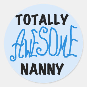 Adesivo Blue Totalmente Incrível Nanny T-shirts e presente