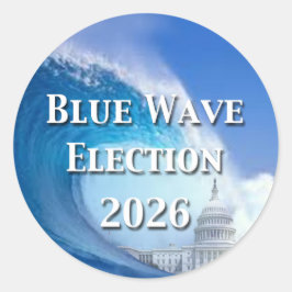 Adesivo Blue Wave Election 2026